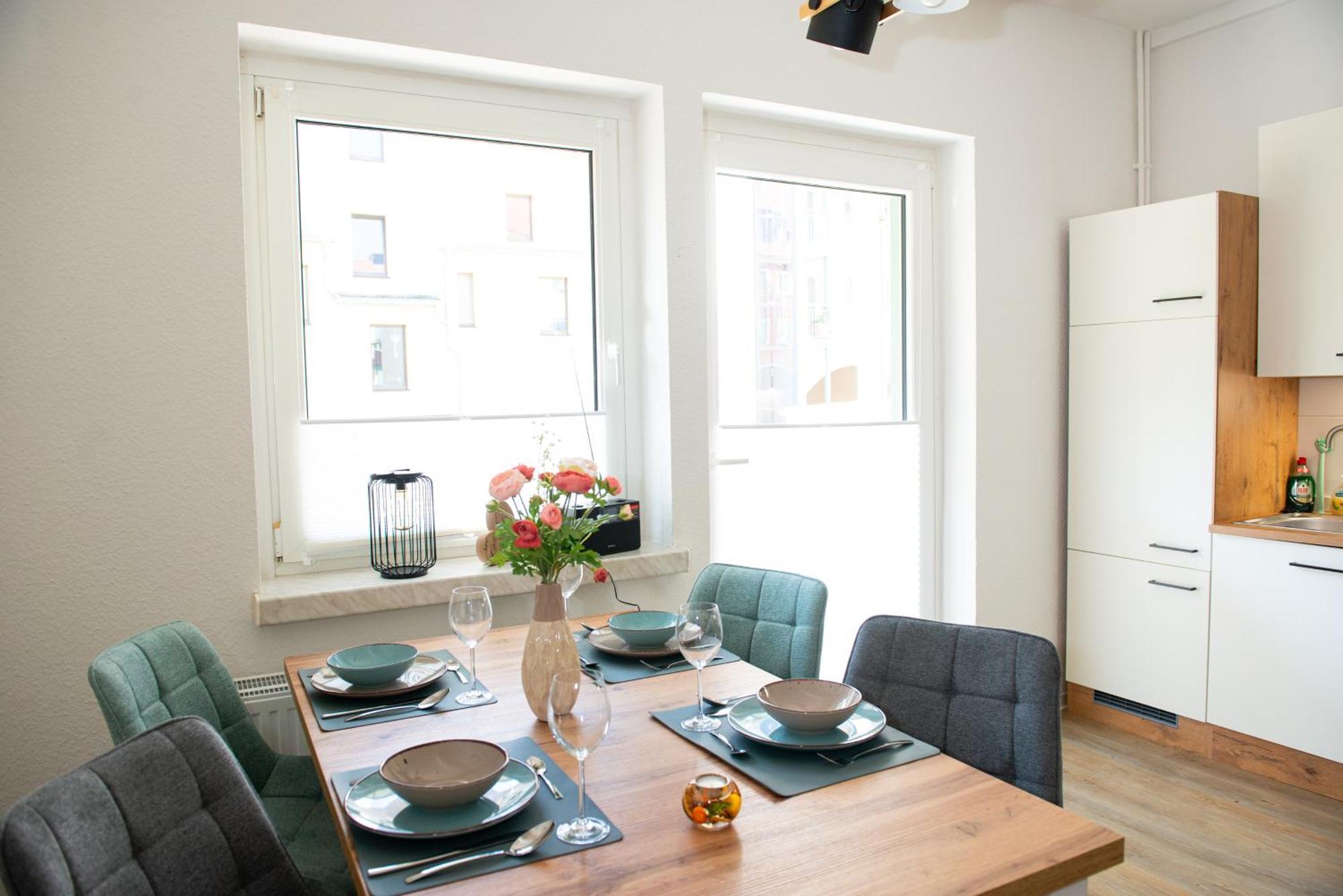 Savor Appartement 5 Personen 2 Schlafzimmer Babybett Netflix Balkon Zentrum Bautzen Eksteriør bilde