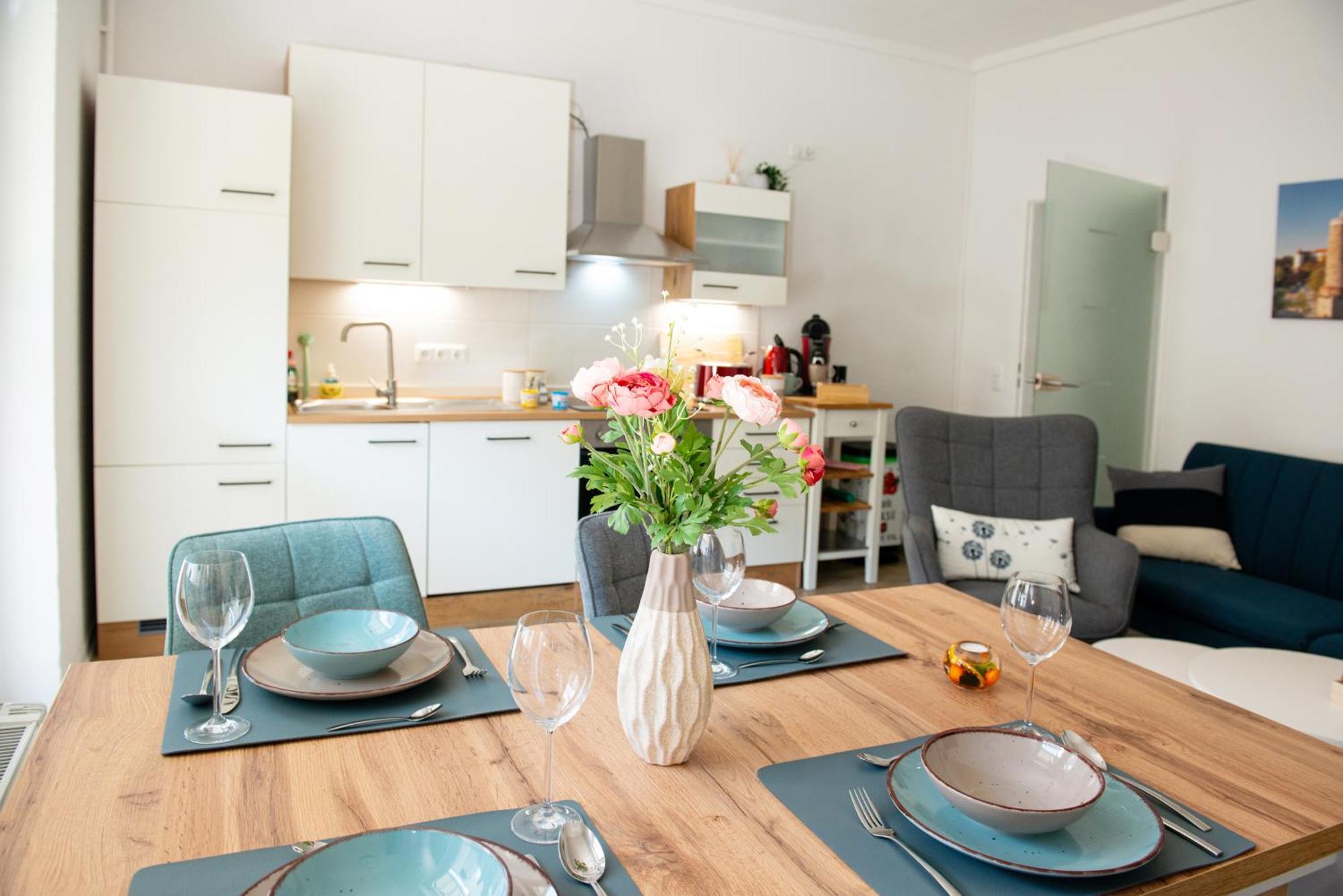 Savor Appartement 5 Personen 2 Schlafzimmer Babybett Netflix Balkon Zentrum Bautzen Eksteriør bilde