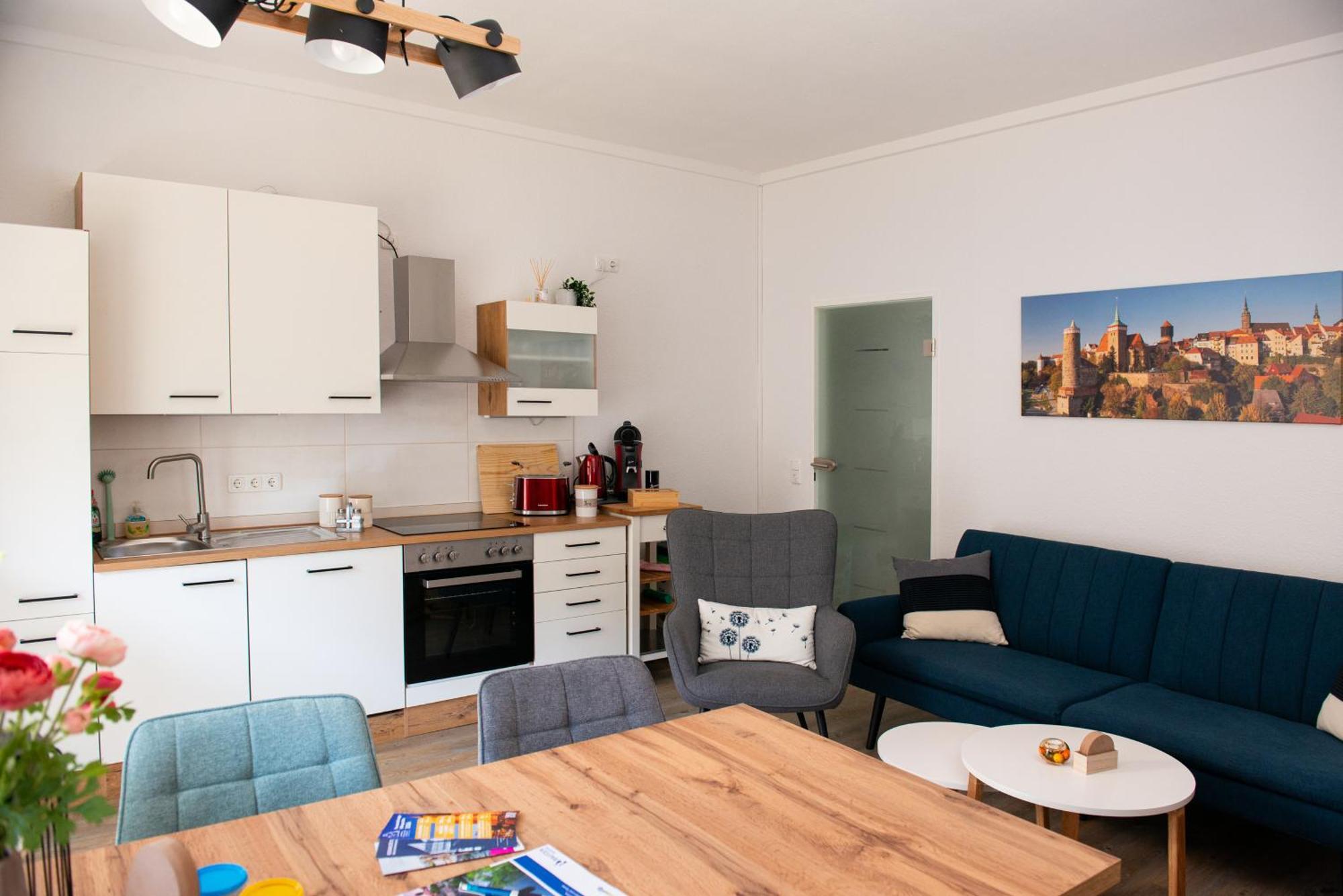 Savor Appartement 5 Personen 2 Schlafzimmer Babybett Netflix Balkon Zentrum Bautzen Eksteriør bilde
