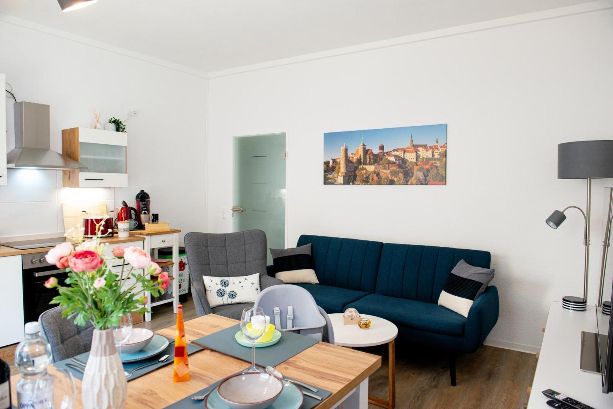 Savor Appartement 5 Personen 2 Schlafzimmer Babybett Netflix Balkon Zentrum Bautzen Eksteriør bilde