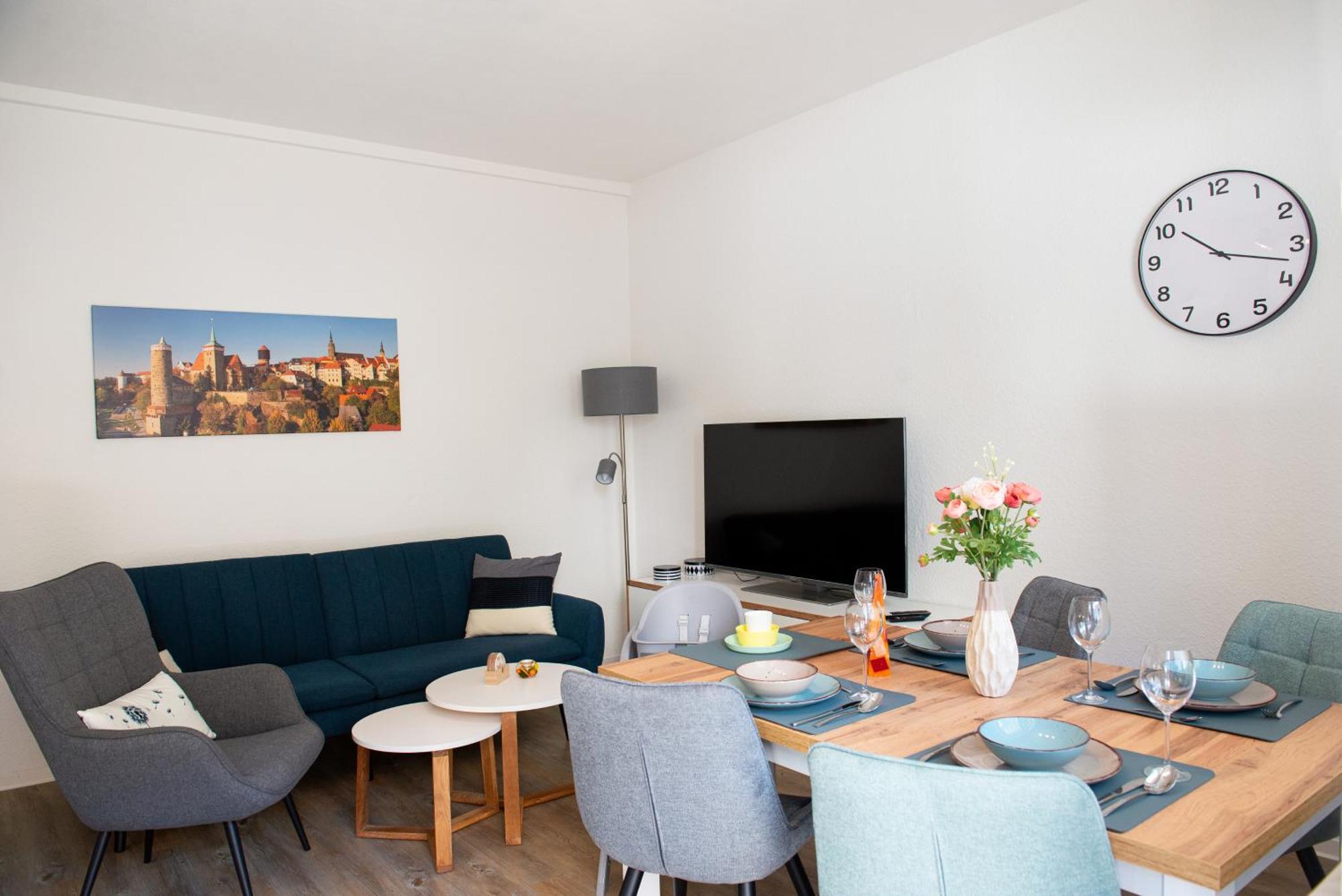 Savor Appartement 5 Personen 2 Schlafzimmer Babybett Netflix Balkon Zentrum Bautzen Eksteriør bilde